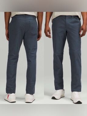Lululemon Men’s ABC Classic Fit Pant Utilitech Iron Blue M5ABPS Size 34X32
